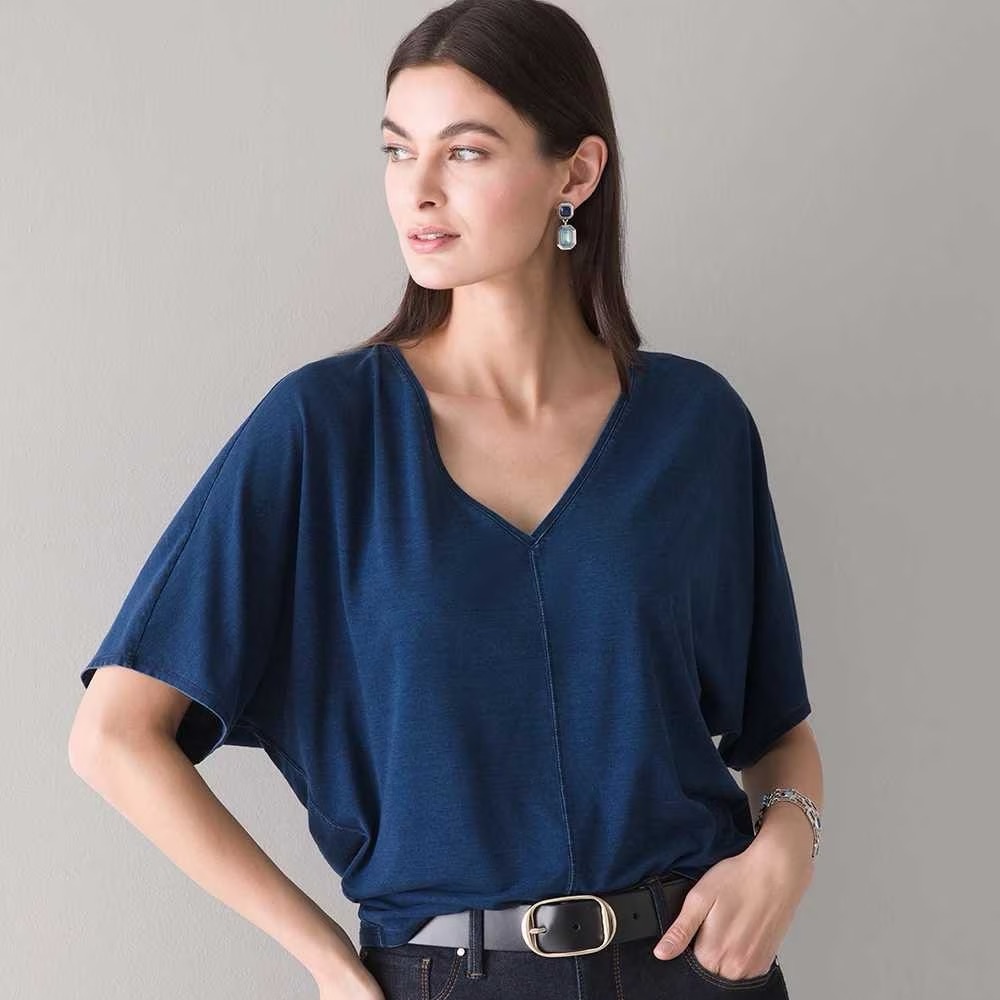 WHBM Power Tee Shirt Blue